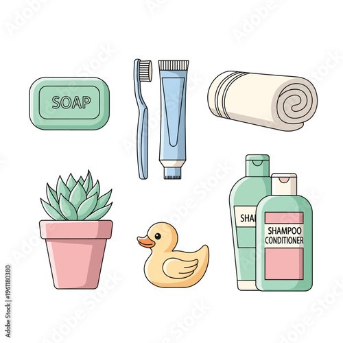 Bathroom products and accessories.