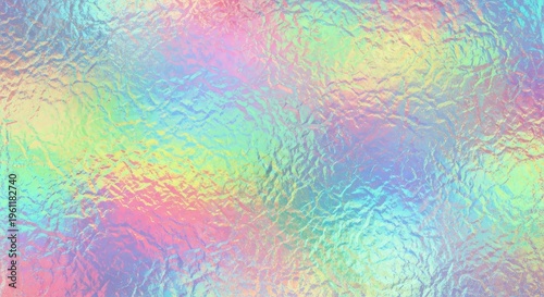 Holographic foil texture with pastel rainbow colors poster banner download 2026 2027