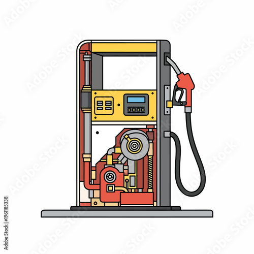 Gas Pump Fuel Dispenser Machine.