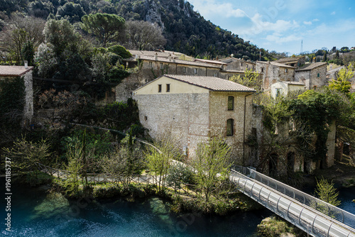 Narni Umbria Italy Medieval Village Stone Houses Nera River Blue Water Modern Pedestrian Bridge Scenic Nature Landscape Travel Destination Chronicles Narnia Fantasy Inspiration C S Lewis Epic Storyboo