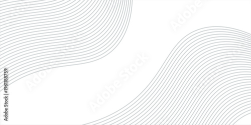 Vector illustration of gray line pattern with abstract background. EPS10. Beautiful and modern curved lines.