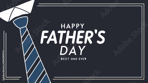 Celebrating father's day with a festive and heartfelt digital greeting card design