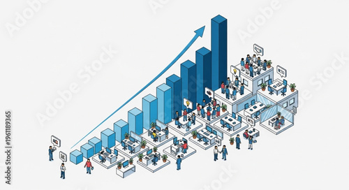 Growth and Progress - A Visual Representation of Business Success.