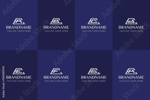 Letters EA EB EC ED EE EF EG EH Silver Bar Logo, symbolizing wealth, value, and premium qualityLetters EA EB EC ED EE EF EG EH Silver Bar Logo, symbolizing wealth, value, and premium quality