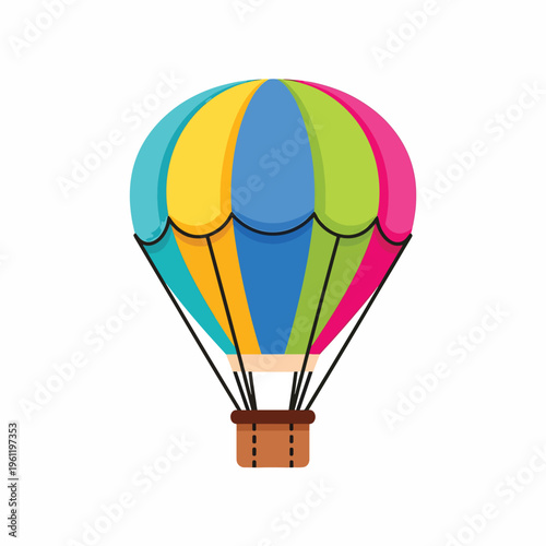 Colorful Hot Air Balloon Ride 4.