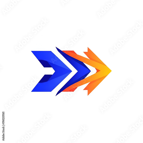 Dynamic arrow motion logo animation with blue and orange color scheme representing speed and business growth Free Download Dynamic arrow motion logo animation with blue and orange color scheme representing speed and business growth - GFXLoad