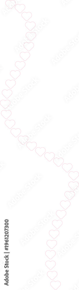 Obraz premium random heart shape elements design
