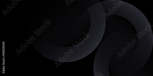 Black premium abstract background with luxury gradient geometric elements. Rich background for exclusive design. eps 10