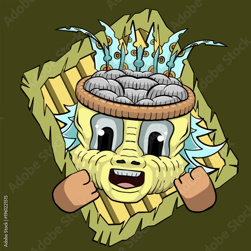 skull with a skull and crossbones