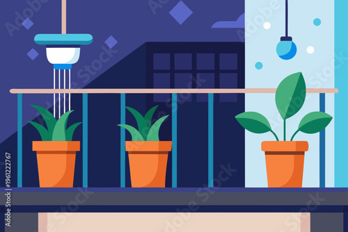 Garden Balcony AI Controlled Irrigation System