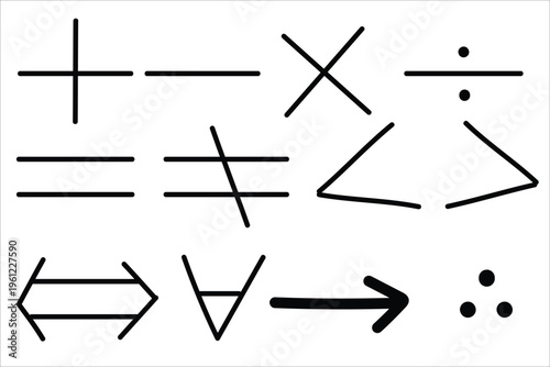 Mathematical symbols and notations