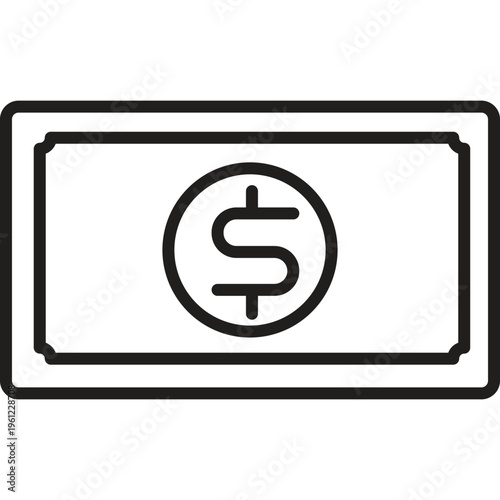 Business and financial line icon