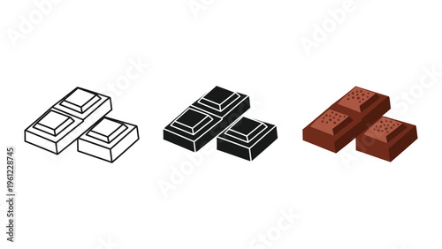 Chocolate Bars Sweet Treat Commercial Asset