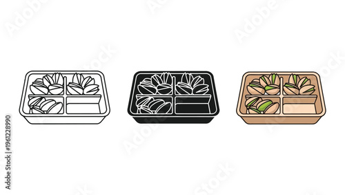 Pistachios Food Packaging Commercial Food Illustration
