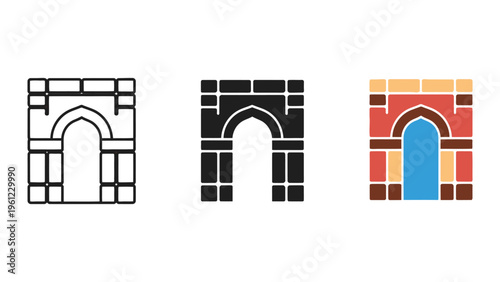 Archway Entryway Vector Design Commercial