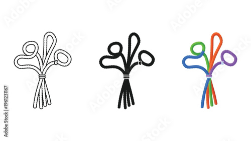 Rope Bouquet Arrangement Commercial