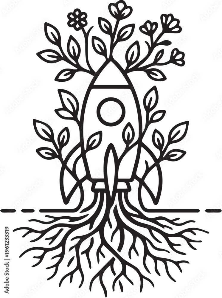 Obraz premium vector illustration of a tattoo