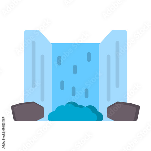 Waterfall Vector Icon