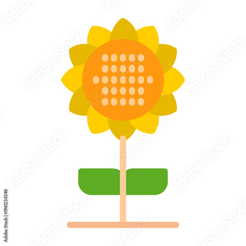Sunflower Vector Icon