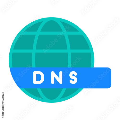 DNS Server Vector Icon