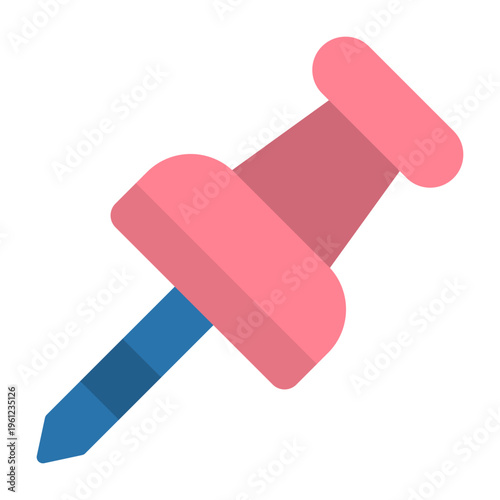 Pushpin Vector Icon