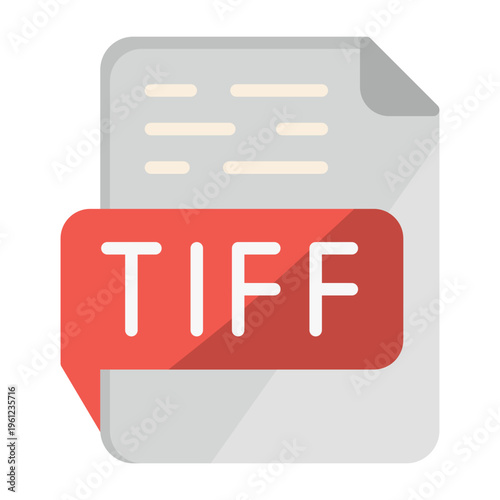 TIFF Vector Icon