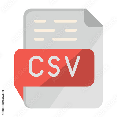 CSV Vector Icon