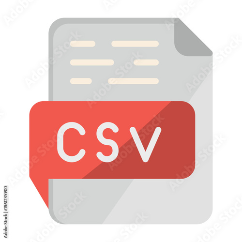 CSV Vector Icon