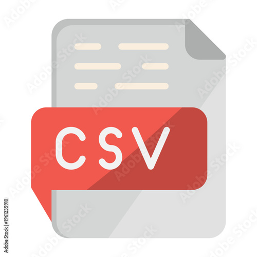 CSV Vector Icon