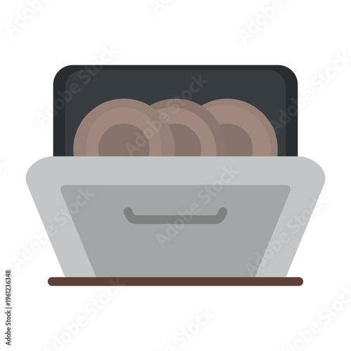 Dishwasher Vector Icon