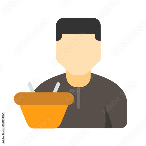 Office Boy Vector Icon