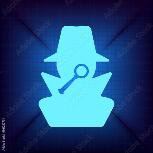 Vector illustration on a blue background