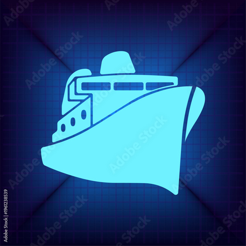 Vector illustration on a blue background