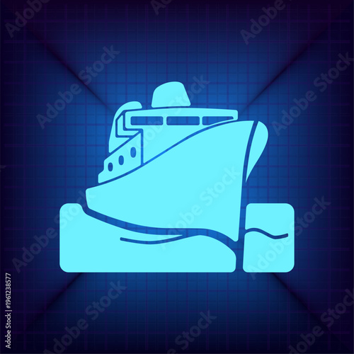 Vector illustration on a blue background