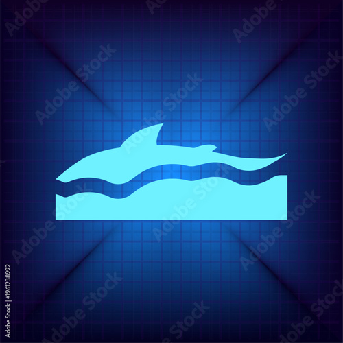 Vector illustration on a blue background