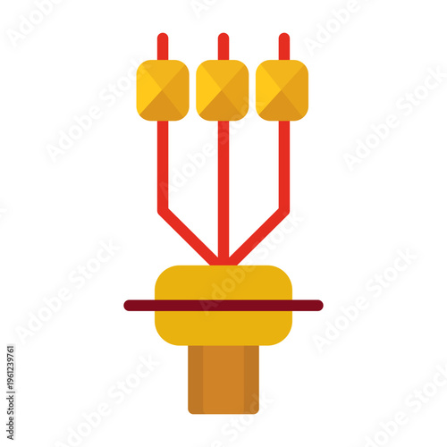 Cable Termination Sleeve Vector Icon
