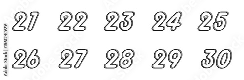 Set Outline Numbers with Prominence