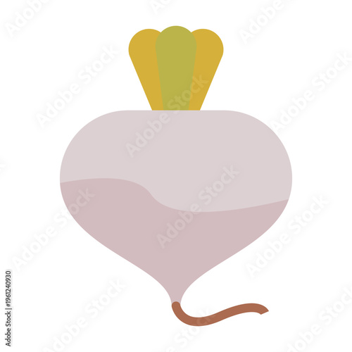 Turnip Vector Icon