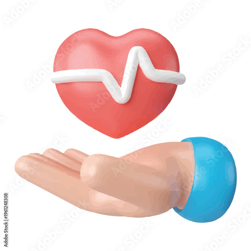 Vibrant Lemon with Green Leaf