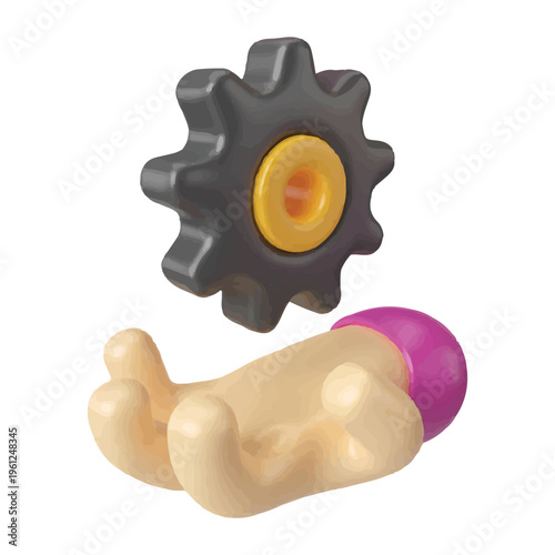 Vibrant Lemon with Green Leaf