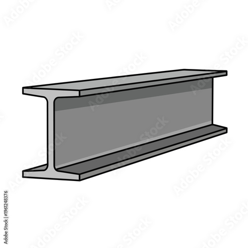 Steel I beam construction metal 2.