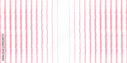 Light pink seamless stripes background. Cute watercolor strokes repeating pattern. Summer pastel straight vertical lines for fabric, wrapping paper, textile, banner, poster. Vector wallpaper
