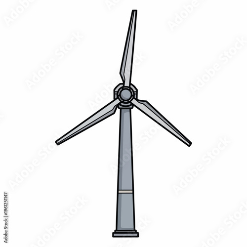 Wind Turbine Blades Renewable Energy System.