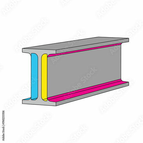 Colorful I Beam Steel Structure 1.