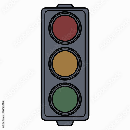 Traffic Light with Red Yellow Green Lights 2.