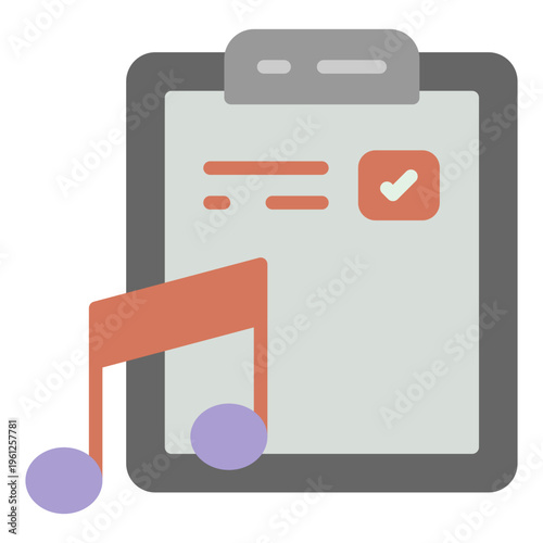 Music File Vector Icon