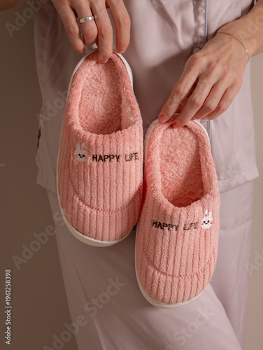 Obraz na plátně Comfortable Indoor Footwear  for women