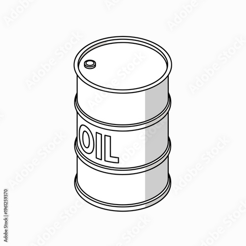 Oil Barrel Industrial Storage Container.
