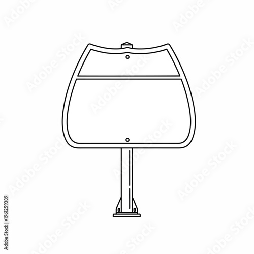 Detailed Drawing of a Parking Meter.