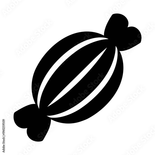 Delicious wrapped candy illustration vector graphic sweet treat confectionery dessert design element for party favors